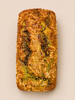 Lemon Zest Banana Coconut Marble Loaf | Homemade Moist Pound Cake