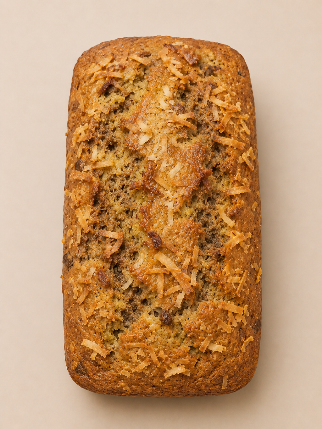 Lemon Zest Banana Coconut Marble Loaf | Homemade Moist Pound Cake